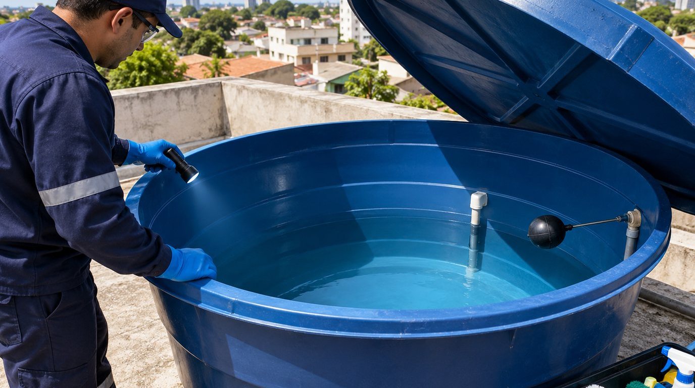 Caixa d'Água Abastecida em Vila Velha‑ES