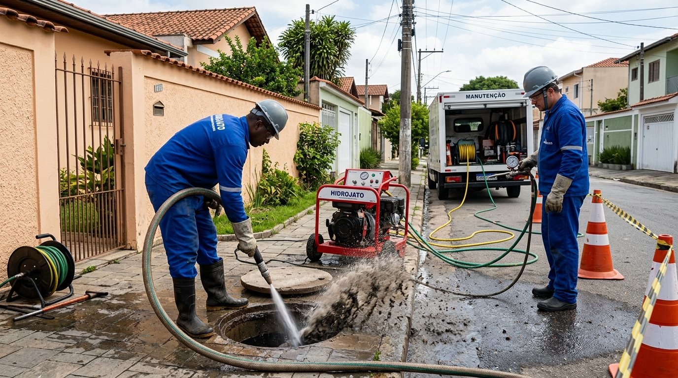Hidrojateamento Residencial em Vila Velha‑ES