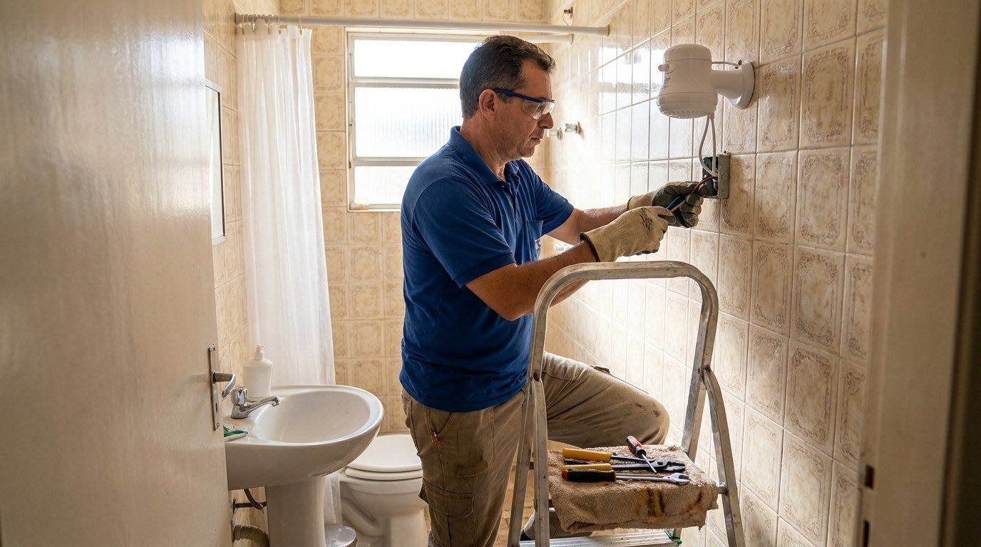 Instalação Hidráulica no Banheiro em Vila Velha‑ES