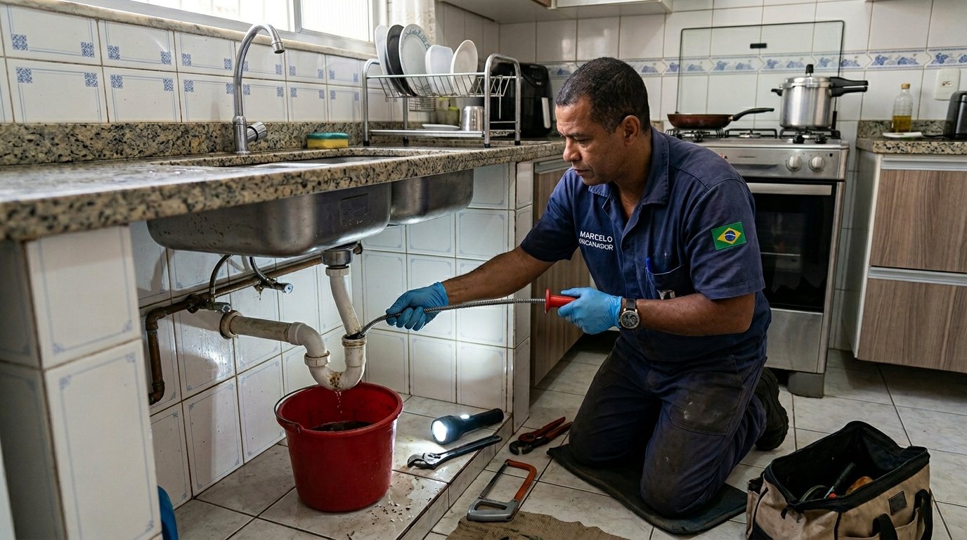 Ligação da Pia da Cozinha em Vila Velha‑ES